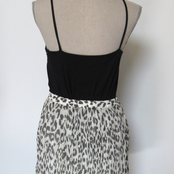 Aqua Bloomingdales NWT LeopardSkirt Sz Large - Picture 5 of 7